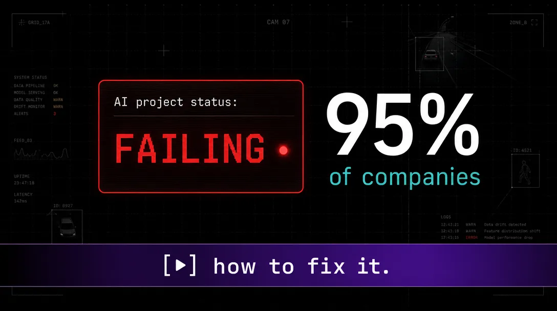 Why 95% of AI Projects Fail — And How to Be in the 5%