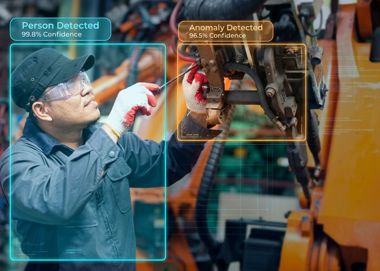 Computer vision detection with bounding boxes